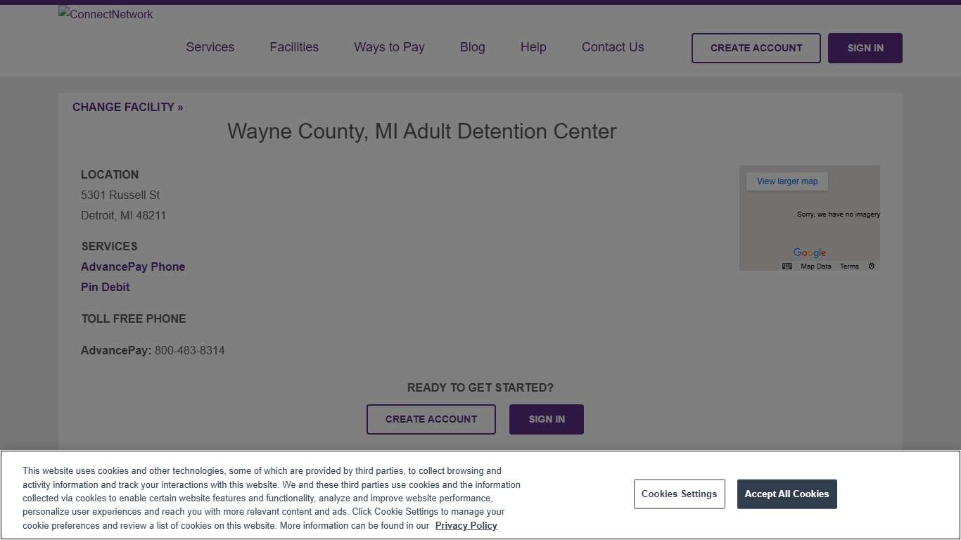 Wayne County, MI Adult Detention Center ConnectNetwork