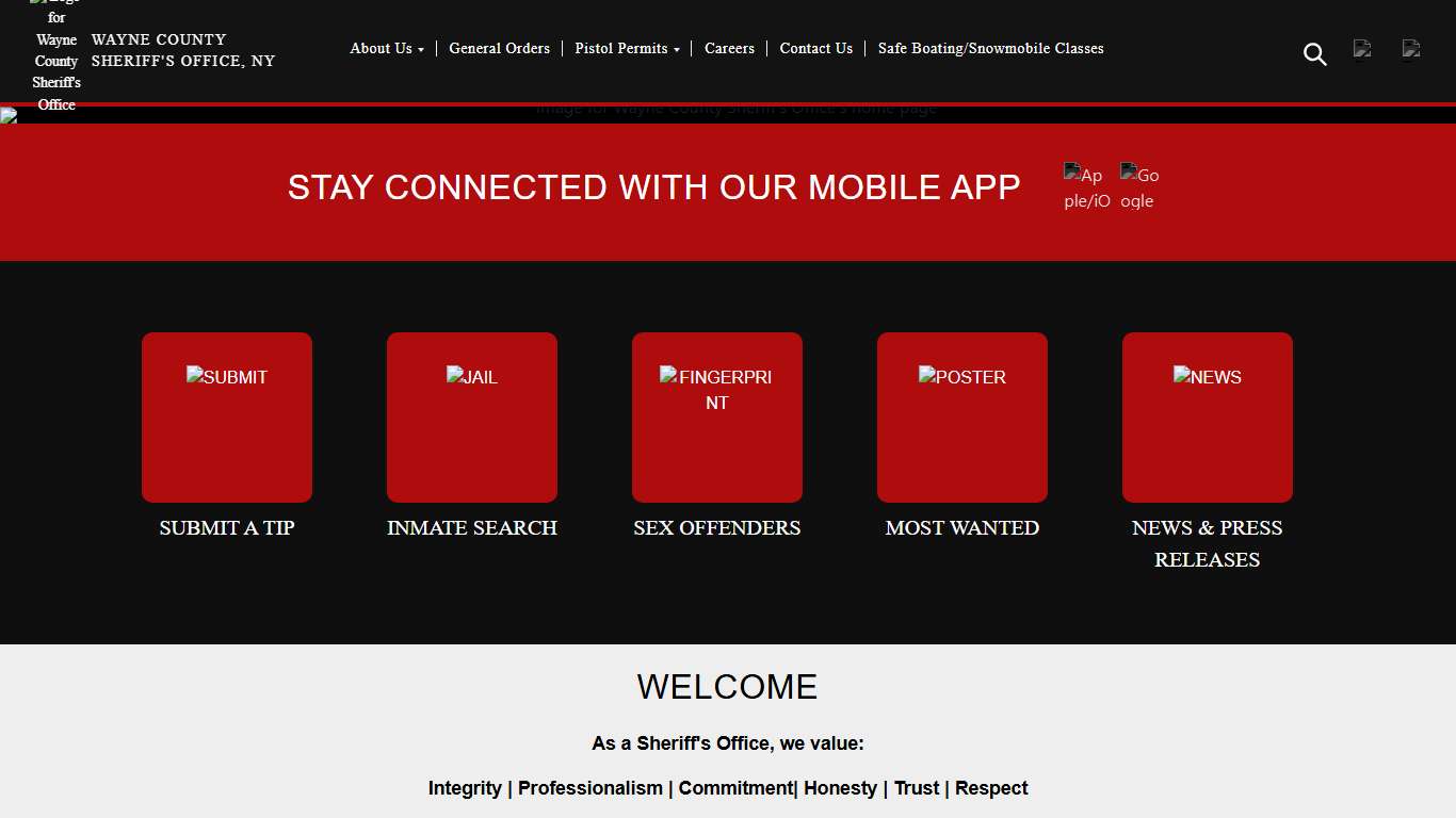 Wayne County Sheriff's Office, NY